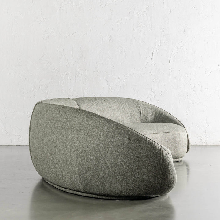 CARSON LINCOLN CURVED 3S SOFA  |  BAYLEAF GREEN