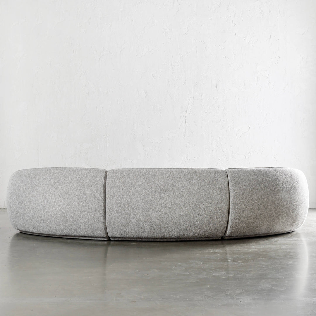 CARSON LINCOLN CURVED 3S SOFA  |  GRANITE HAZE