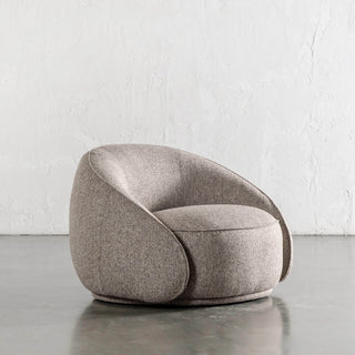 CARSON LINCOLN CURVED ARMCHAIR  |  BANYON TREE BARK