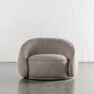 CARSON LINCOLN CURVED ARMCHAIR  |  BANYON TREE BARK