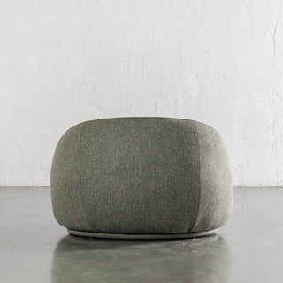 CARSON LINCOLN CURVED ARMCHAIR  |  BAYLEAF GREEN