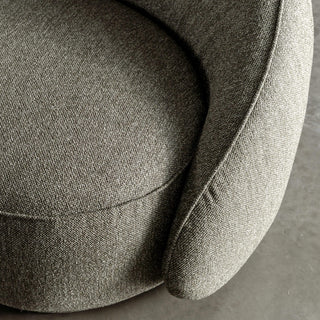 CARSON LINCOLN CURVED ARMCHAIR  |  BAYLEAF GREEN