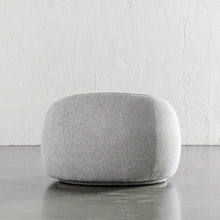 CARSON LINCOLN CURVED ARMCHAIR  |  GRANITE HAZE