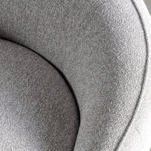 CARSON LINCOLN CURVED ARMCHAIR  |  GRANITE HAZE