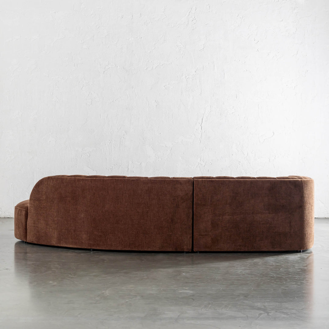 CARSON MODERNA CURVED RIBBED MODULAR SOFA  |  SIERRA TERRA
