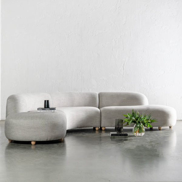 CARSON ROUNDED MODULAR SOFA  |  JOVAN EARTH