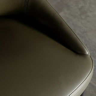 CARTER DINING CHAIR  |  MEDITERRANEAN DEEP OLIVE VEGAN LEATHER