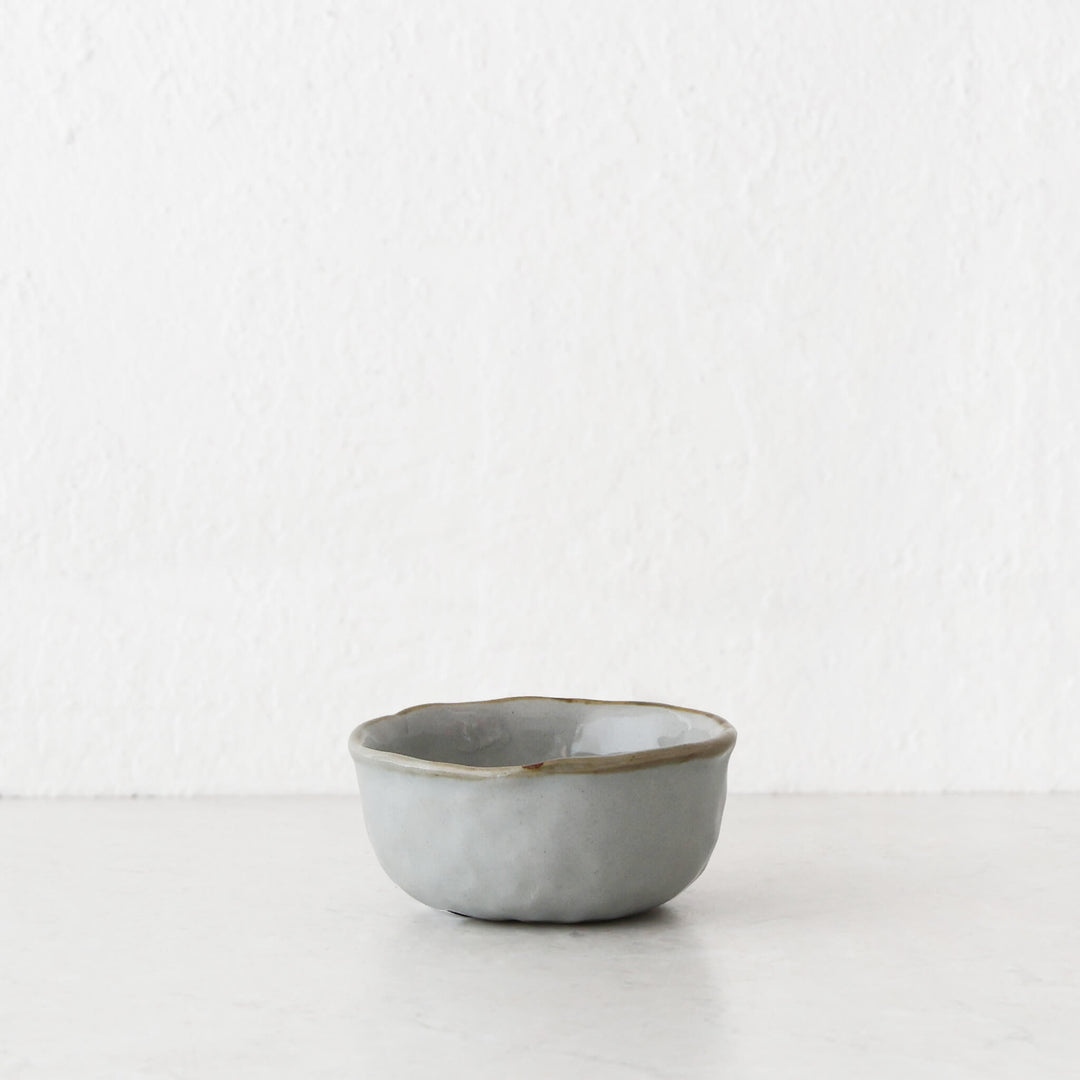 CASALI CERAMIC SMALL BOWL  |  9CM  |  SMOKE HAZE