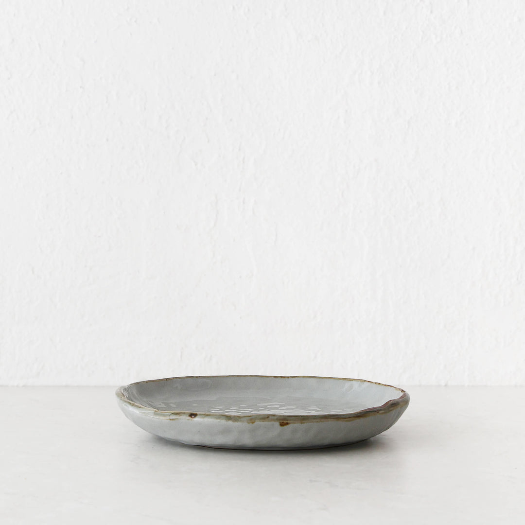 CASALI CERAMIC MEDIUM PLATE  |  17CM  |  SMOKE HAZE
