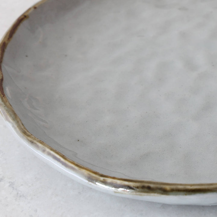 CASALI CERAMIC MEDIUM PLATE  |  17CM  |  SMOKE HAZE