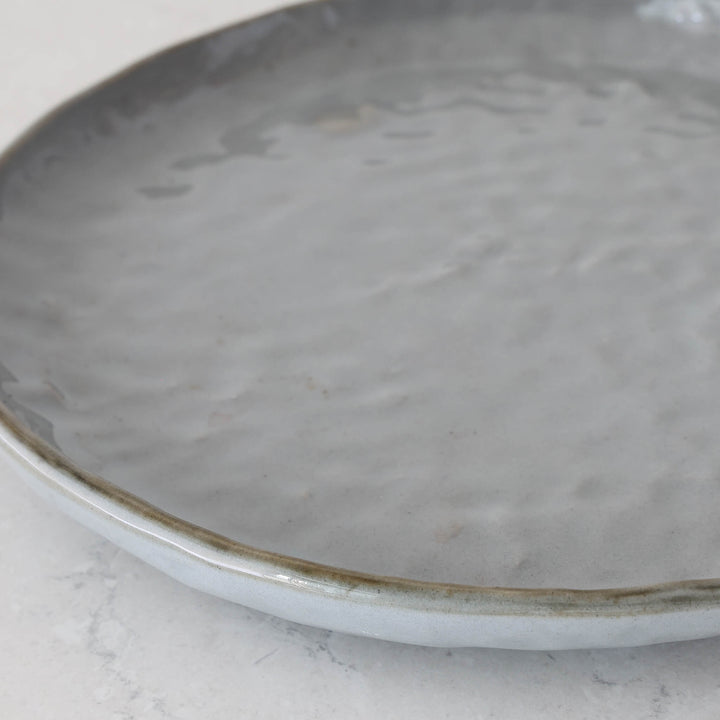 CASALI CERAMIC LARGE PLATE  |  25.5CM  |  SMOKE HAZE