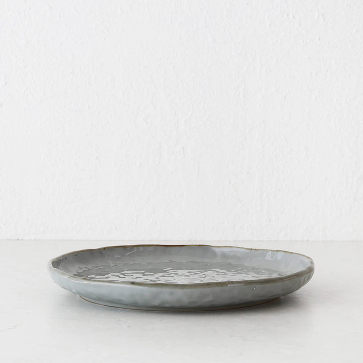 CASALI CERAMIC LARGE PLATE  |  25.5CM  |  SMOKE HAZE
