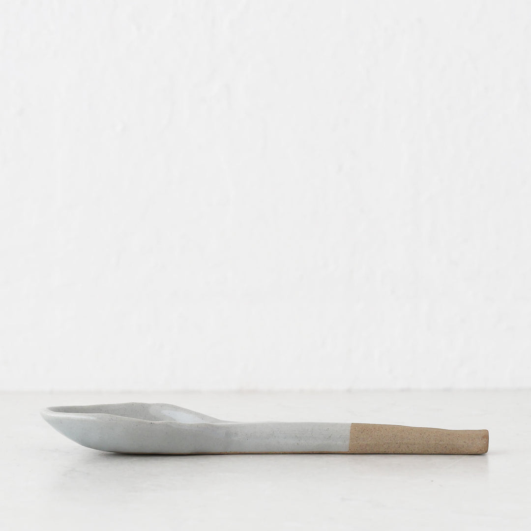 CASALI CERAMIC SERVING SPOON  |  SMOKE HAZE