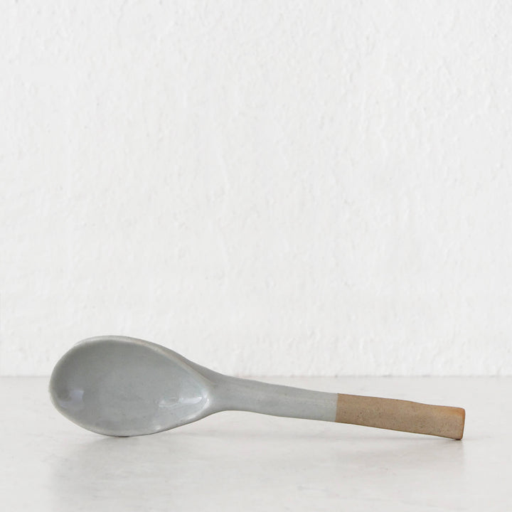 CASALI CERAMIC SERVING SPOON  |  SMOKE HAZE
