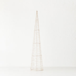 CENTAURI ILLUMINOUS LED CONE XMAS TREE | LARGE | GOLD