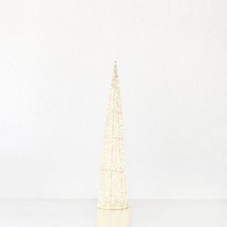 CENTAURI ILLUMINOUS LED CONE XMAS TREE | MEDIUM 80CM | GOLD