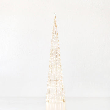 CENTAURI ILLUMINOUS LED CONE XMAS TREE | LARGE 100CM | GOLD