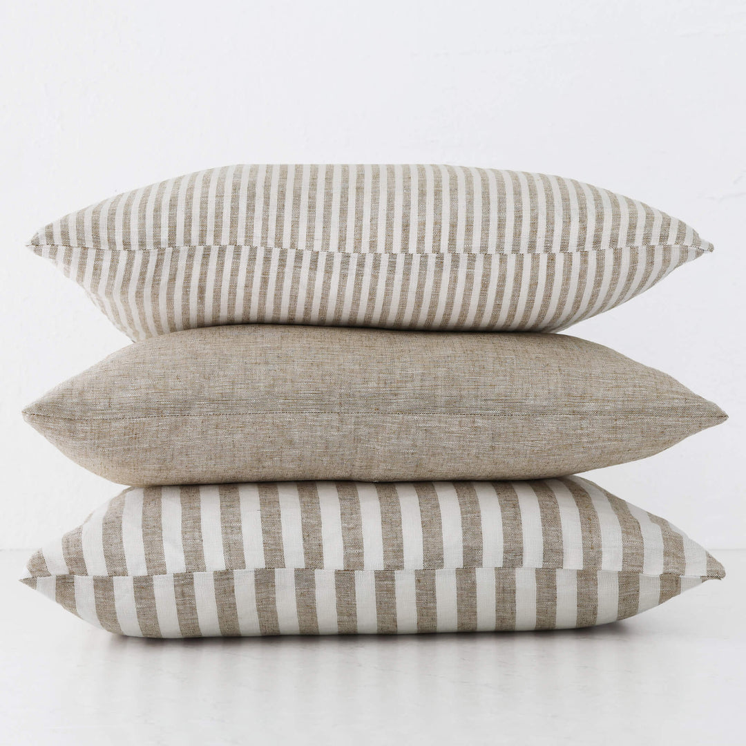 CADIZ CUSHION | CHESTNUT MUSTARD | COLLECTION STACK
