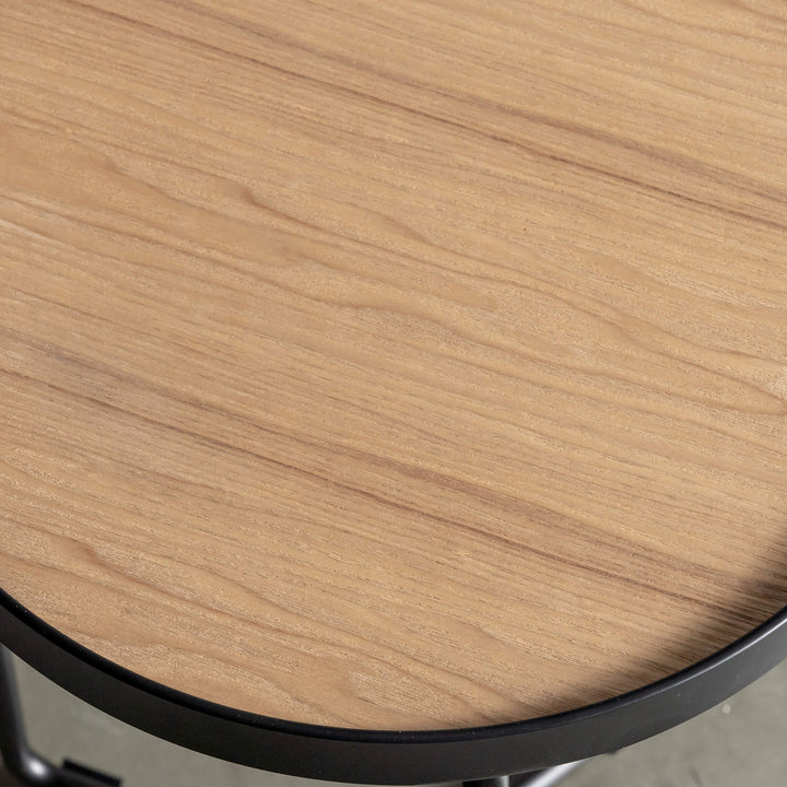 CHIARA SIDE TABLE CLOSE UP |  BIRCH ASH