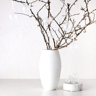 CHRISTMAS HANGING DECORATION BUNDLE X6  |  MEDIUM  |  GLASS BAUBLE