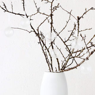 CHRISTMAS HANGING DECORATION BUNDLE X6  |  MEDIUM  |  GLASS BAUBLE