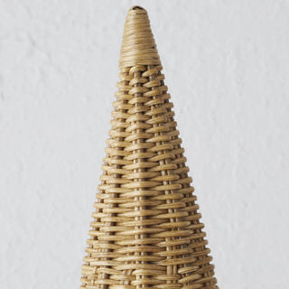 CLOVELLY WICKER CHRISTMAS TREES  |  SET OF 2  |  NATURAL WICKER