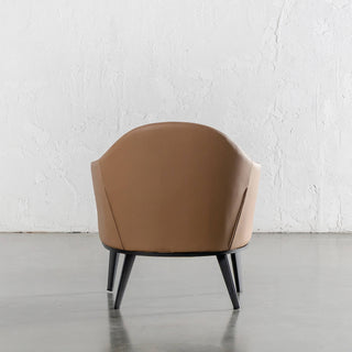 CLYDE ARMCHAIR  |  CANYON TAN VEGAN LEATHER