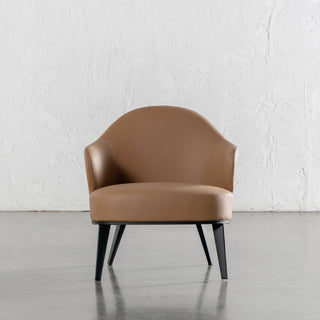 CLYDE ARMCHAIR  |  CANYON TAN VEGAN LEATHER