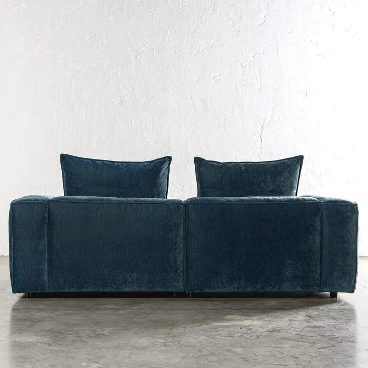 COBURG 3 SEATER + 4 SEATER SOFA | CHICORY BLUE | BACK