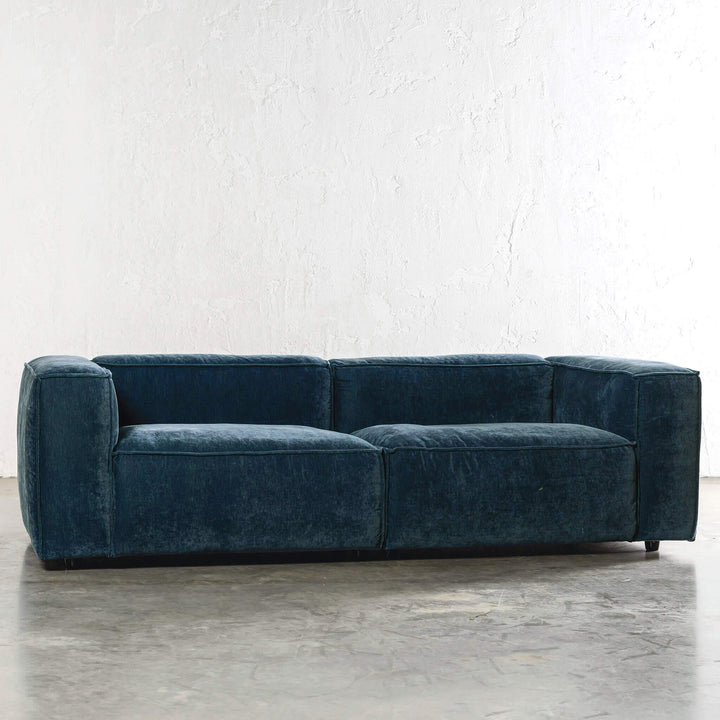 COBURG 3 SEATER + 4 SEATER SOFA | CHICORY BLUE | UNSTYLED