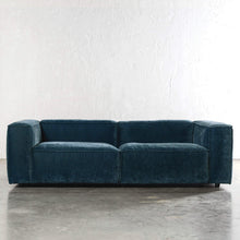 COBURG 3 SEATER + 4 SEATER SOFA | CHICORY BLUE | WITHOUT CUSHIONS