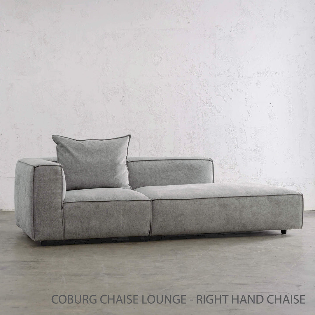 COBURG CHAISE LOUNGE CHAIR | GREYTHORN SHADOW | RIGHT HAND CHAISE