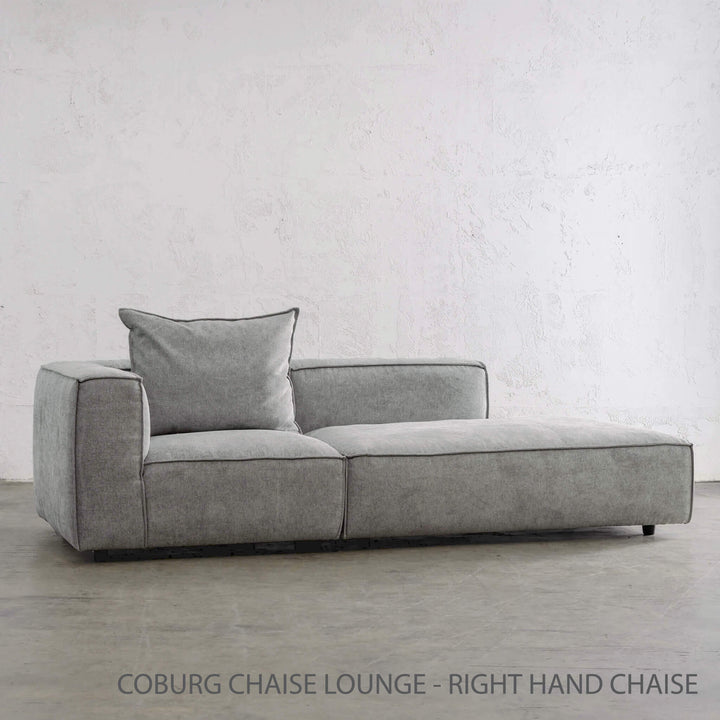 COBURG CHAISE LOUNGE CHAIR | GREYTHORN SHADOW | RIGHT HAND CHAISE