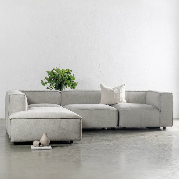 COBURG MODULAR CHAISE LOUNGE SOFA   |  FLAGSTONE ASH