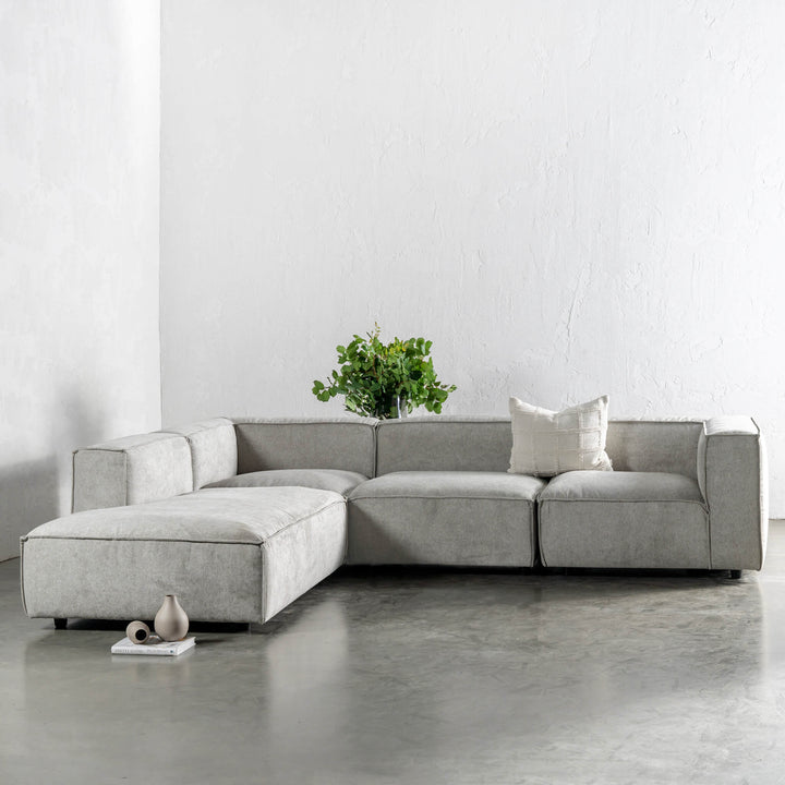 COBURG MODULAR CHAISE LOUNGE SOFA   |  FLAGSTONE ASH