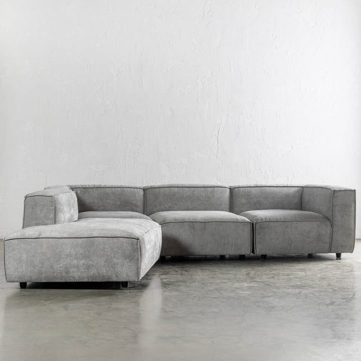 COBURG MODULAR CHAISE LOUNGE SOFA UNSTYLED   |  GREYTHORN SHADOW