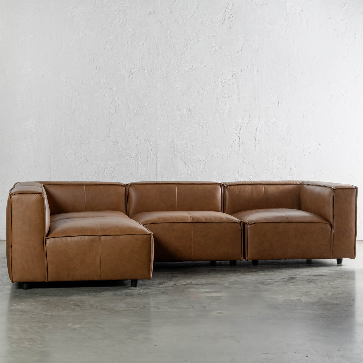 COBURG MODULAR SOFA DAKOTA SADDLE TAN LOUNGE FURNITURE Living By