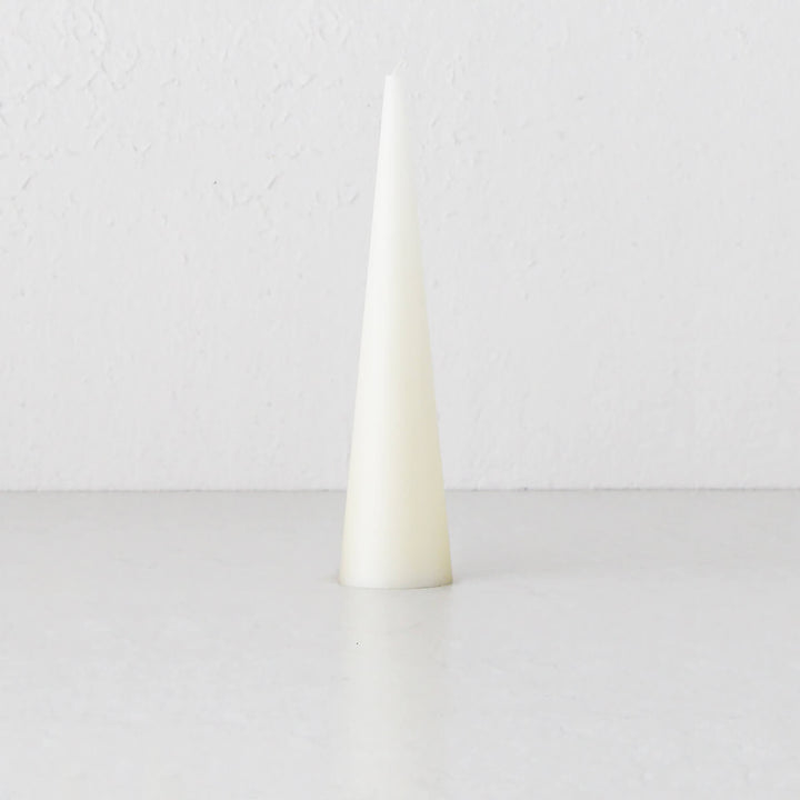 CONE CANDLE  |  LARGE  |  WARM WHITE