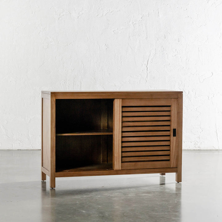 CONRAD 2 DOOR SLATTED CONSOLE  |  NATURAL GRAIN