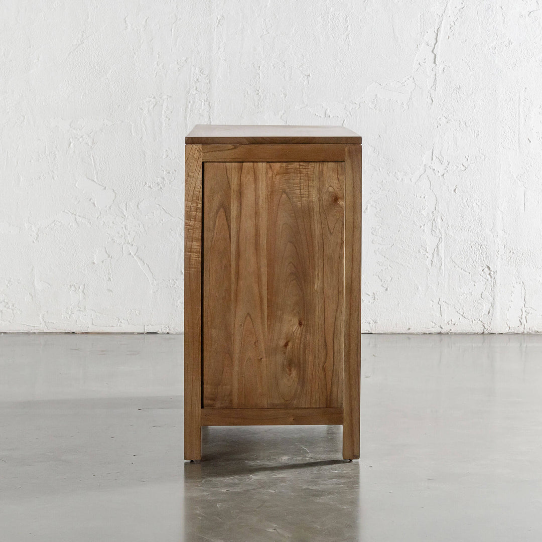 CONRAD 2 DOOR SLATTED CONSOLE  |  NATURAL GRAIN