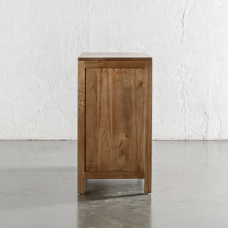 CONRAD 2 DOOR SLATTED CONSOLE  |  NATURAL GRAIN