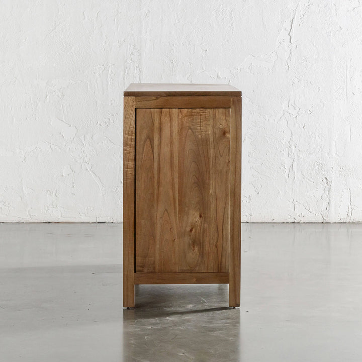 CONRAD 2 DOOR SLATTED CONSOLE  |  NATURAL GRAIN