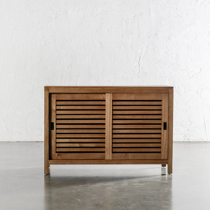 CONRAD 2 DOOR SLATTED CONSOLE  |  NATURAL GRAIN