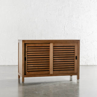 CONRAD 2 DOOR SLATTED CONSOLE  |  NATURAL GRAIN