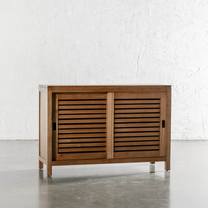 CONRAD 2 DOOR SLATTED CONSOLE  |  NATURAL GRAIN