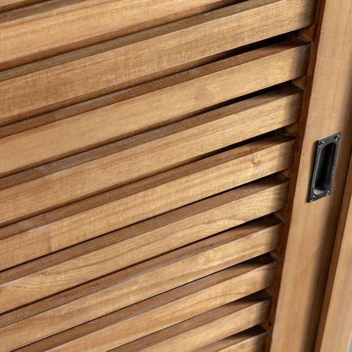 CONRAD 3 DOOR SLATTED CONSOLE  |  NATURAL GRAIN