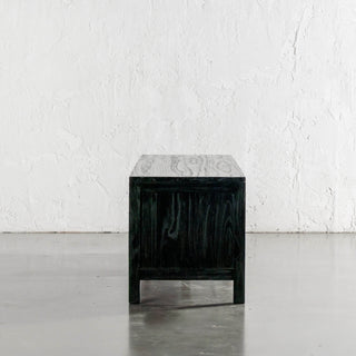 CONRAD 3 DOOR SLATTED ENTERTAINMENT UNIT  |  BLACK GRAIN