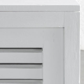 CONRAD 2 + 3 DOOR SLATTED CONSOLE  |  WHITE GRAIN