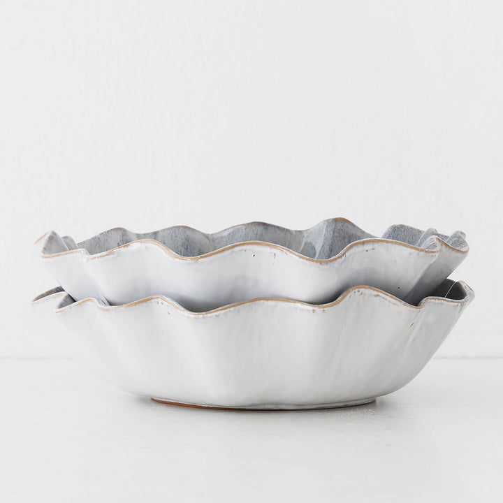 COSTERA CERAMIC BOWL BUNDLE X2  |  LARGE 35CM  |  STORM BLUE