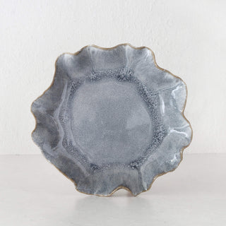 Costera Ceramic Bowl  |  Large 35Cm  |  Storm Blue
